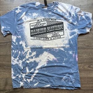 Gildan Blue and White Short Sleeve Tees